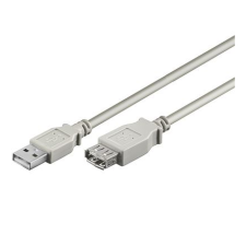 Goobay USB-A 2.0 hosszabbító kábel 1,8 m fehér (50960) (G50960) kábel és adapter