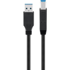 Goobay USB-A - USB-B 3.0 kábel 3m fekete (93654) kábel és adapter