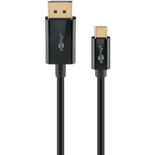 Goobay USB-C - DisplayPort 4K Átalakító kábel 3m - Fekete (75706) kábel és adapter