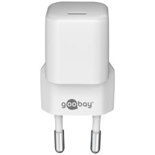 Goobay USB Type-C Hálózati gyorstöltő - Fehér (30W) mobiltelefon kellék