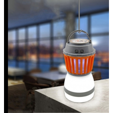 Good4Home Napelemes hordozható szúnyogirtó lámpa, kemping lámpa állítható fényerővel kültéri világítás