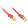 GOOD CONNECTIONS 8070R-003R S/FTP CAT7 RJ45 Patch kábel 0.25m - Piros (8070R-003R)