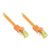 GOOD CONNECTIONS 8070R-005O S/FTP CAT7 RJ45 Patch kábel 0.5m - Narancssárga (8070R-005O)