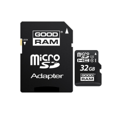 Goodram 32GB microSDHC Goodram UHS-I U1 C10 memóriakártya + adapter (M1AA-0320R12) memóriakártya