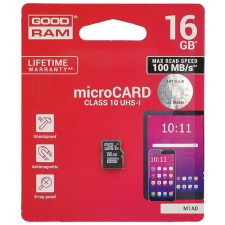 Goodram microSDHC 16GB UHS-1/C10 (M1A0-0160R12) - Memóriakártya memóriakártya