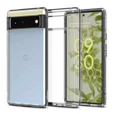 Google Spigen Ultra Hybrid Google Pixel 6 tok, Crystal Clear, átlátszó tok és táska