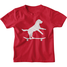  Gördeszkás Kutya - Gyerek Póló gyerek póló