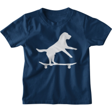  Gördeszkás Kutya - Gyerek Póló