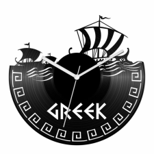  Görög gályák bakelit óra falióra