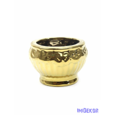  Görög mintás kerámia kaspó - Metál Arany karácsonyi dekoráció