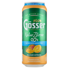  Gösser NaturZitrone Mangó-Citrom 0,0% 0,5l dobozos /24/ sör