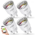 GOSUND EP2 kompakt méretű Smart Wi-Fi-s okos aljzat 4 db