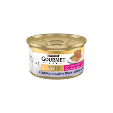 GOURMET GOLD Borjúval pástétom nedveseledel kölyökmacskáknak 85g macskaeledel