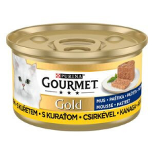 Gourmet GOLD Csirkével pástétom nedves macskaeledel 85g macskaeledel