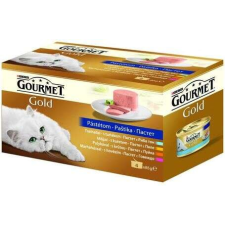 Gourmet Gold Mousse - Pástétom macskáknak - Multipack (24 csomag | 24 x 4 x 85 g | 96 db konzerv)... macskaeledel