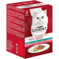Gourmet Gourmet Mon Petit nedves macskaeledel - halas 6 x 50 g macskaeledel