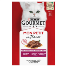 Gourmet Mon Petit (marha,borjú,bárány) 6x50g macskaeledel