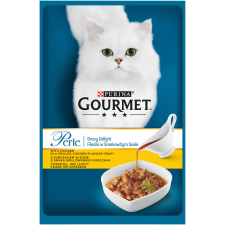 GOURMET PERLE GRAVY DELIGHT Csirkével nedves macskaeledel – 12×85 g macskaeledel
