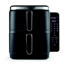 GOURMETMAXX Forrólevegős Fritőz / Airfryer Kétkamrás Függőleges 2x5L 2800W fritőz