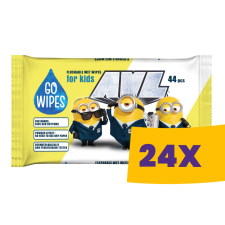GoWipes Minions nedves toalettpapír 44db (Karton - 24 csomag) higiéniai papíráru