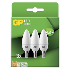 GP 087823 Candle B35 4.9W E14 LED izzó - Meleg fehér (3db) (740GPCAN087823B3) izzó