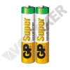 GP BATTERIES LR03 GP24A-S2 Super alkáli mikró elem fóliás