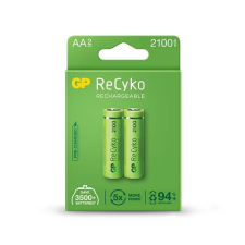 GP ReCyko 2100mAh AA Ni-MH akkumulátor 2db/csomag szünetmentes áramforrás