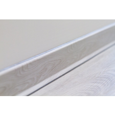 GRABOPLAST Habosított szegélyléc, vízálló, ütésálló, &quot;Walder&quot;, 60mm magas, 220cm élvédő, sín, szegélyelem