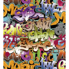 Graffiti feliratok, poszter tapéta 225*250 cm tapéta, díszléc és más dekoráció