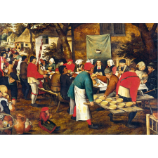Grafika falu esküvői puzzle 2000 darabos puzzle, kirakós
