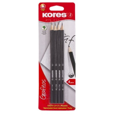  Grafitceruza, HB, háromszögletű, KORES, 4 db/csomag (IK92351) ceruza