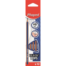 Grafitceruza, HB, háromszögletű, MAPED "Black'Peps Navy" ceruza
