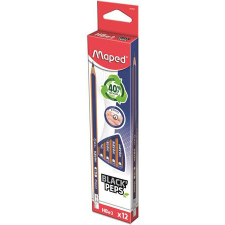  Grafitceruza radírral, HB, háromszögletű, MAPED "Black'Peps Navy" ceruza