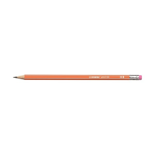 Grafitceruza STABILO Pencil 160 HB hatszögletű radíros narancssárga ceruza
