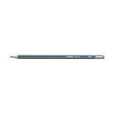  Grafitceruza STABILO Pencil 160 HB hatszögletű radíros olajzöld ceruza