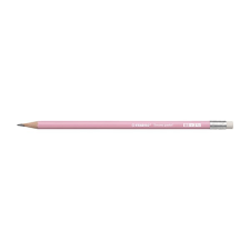 Grafitceruza STABILO Swano Pastel HB hatszögletű radíros pink ceruza