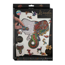 Grafix Fa puzzle Elefánt, ÚJ 132 db-os Grafix puzzle, kirakós