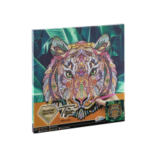  Grafix - Gyémántfestés vászonra Tigris 30 x 30 cm kreatív és készségfejlesztő