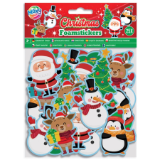 Grafix Karácsonyi szivacsmatricák, 25 db  Ajánlott 3-14 éves korig unisex (14578) kreatív és készségfejlesztő