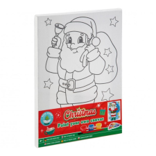 Grafix Karácsonyi vászon festő, festékkel és ecsettel - Mikulás kreatív és készségfejlesztő