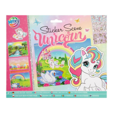 Grafix Matricázó készlet színes hátterekkel - Unikornisok kreatív és készségfejlesztő