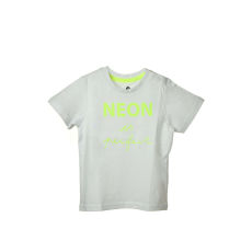  Grain de blé fehér, neon baba póló – 74 cm