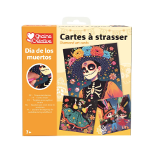 Graine Creative Gyémántfestő képeslapok – Mexikói halottak napja kreatív és készségfejlesztő