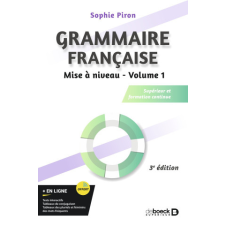  Grammaire française - Mise à niveau (vol. 1) – Piron idegen nyelvű könyv