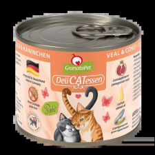  GranataPet Delicatessen konzerv borjú és nyúl 400g 6db macskaeledel