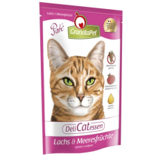 Granatapet Delicatessen Pouch lazac és tenger gyümölcsei 85g macskaeledel