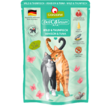 Granatapet Delicatessen Pouch vad & tonhal 85g macskaeledel