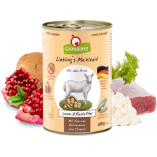 Granatapet Liebling´s Mahlzeit bárány és burgonya konzerv 400 g 6db kutyaeledel
