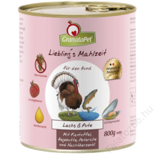 Granatapet Liebling´s Mahlzeit lazac és pulyka konzerv 800 g kutyaeledel