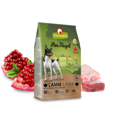 Granatapet Mini Royal száraztáp lamb 1kg kutyaeledel